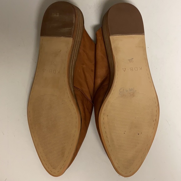 KELSI DAGGER Brooklyn Flat Shoes Leather Slip 9.5 - Picture 14 of 17